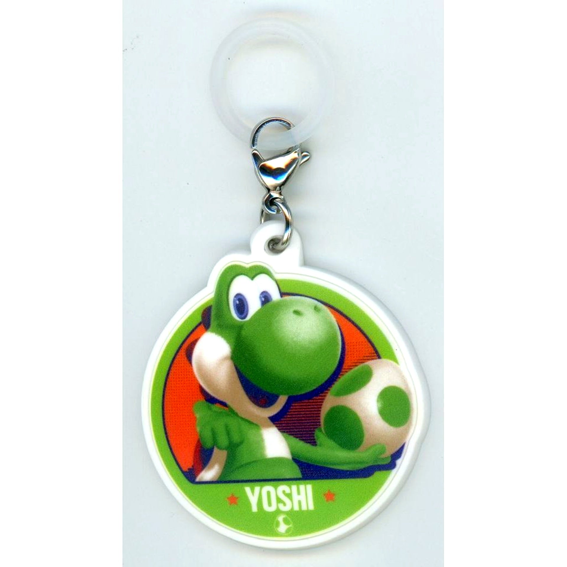 Yoshi H Prize Ichiban Kuji The Super Mario Galaxy Movie Puffy Rubber Marker Charm [USED]