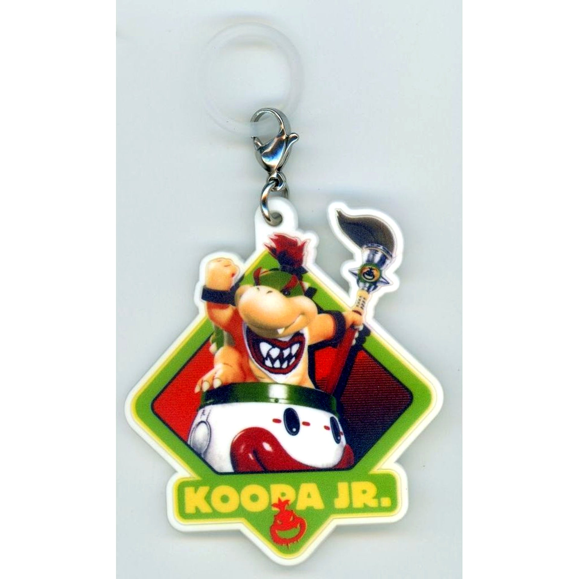 Bowser Jr. Unmasked H Prize Ichiban Kuji The Super Mario Galaxy Movie Puffy Rubber Marker Charm [USED]