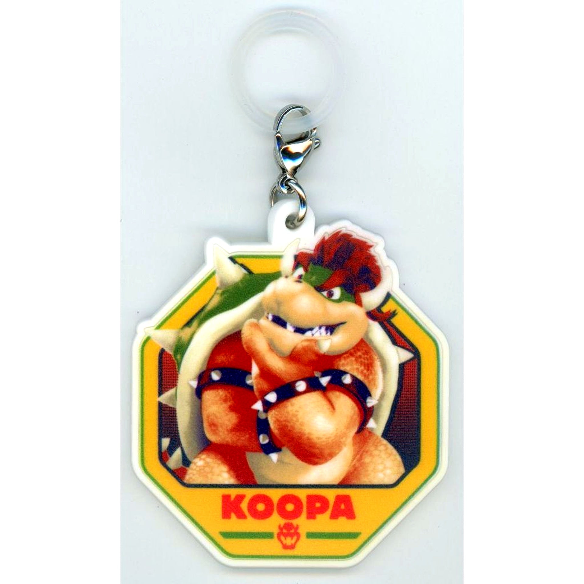 Bowser H Prize Ichiban Kuji The Super Mario Galaxy Movie Puffy Rubber Marker Charm [USED]