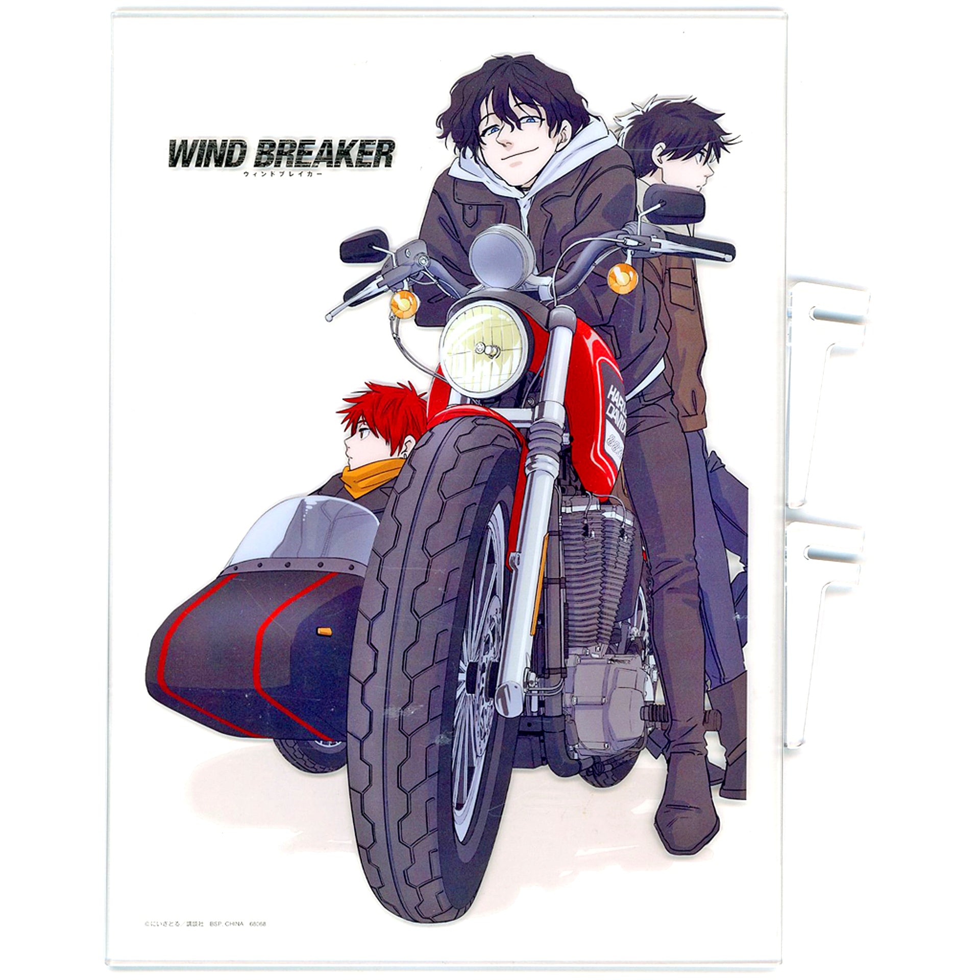 Group Motorcycle C Prize Acrylic Board Ichiban Kuji WIND BREAKER Original 5th Anniv [USED]