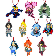 Set of 10 Prize F Vigilante My Hero Academia Illegals Ichiban Kuji Rubber Charm [USED]