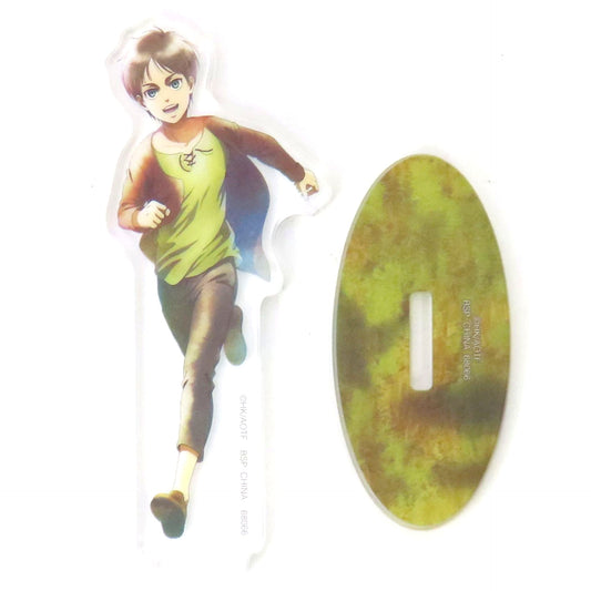 Eren Yeager Childhood E Prize Acrylic Stand Ichiban Kuji Attack on Titan Each Resolve [USED]