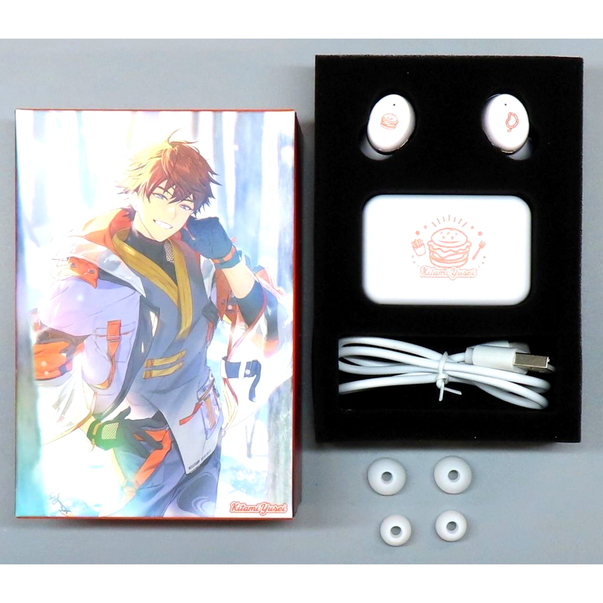 Kitami Yusei Model Wireless Earphones CP-TWS01E Virtual YouTuber Nijisanji Kitami Yusei x Onkyo [USED]