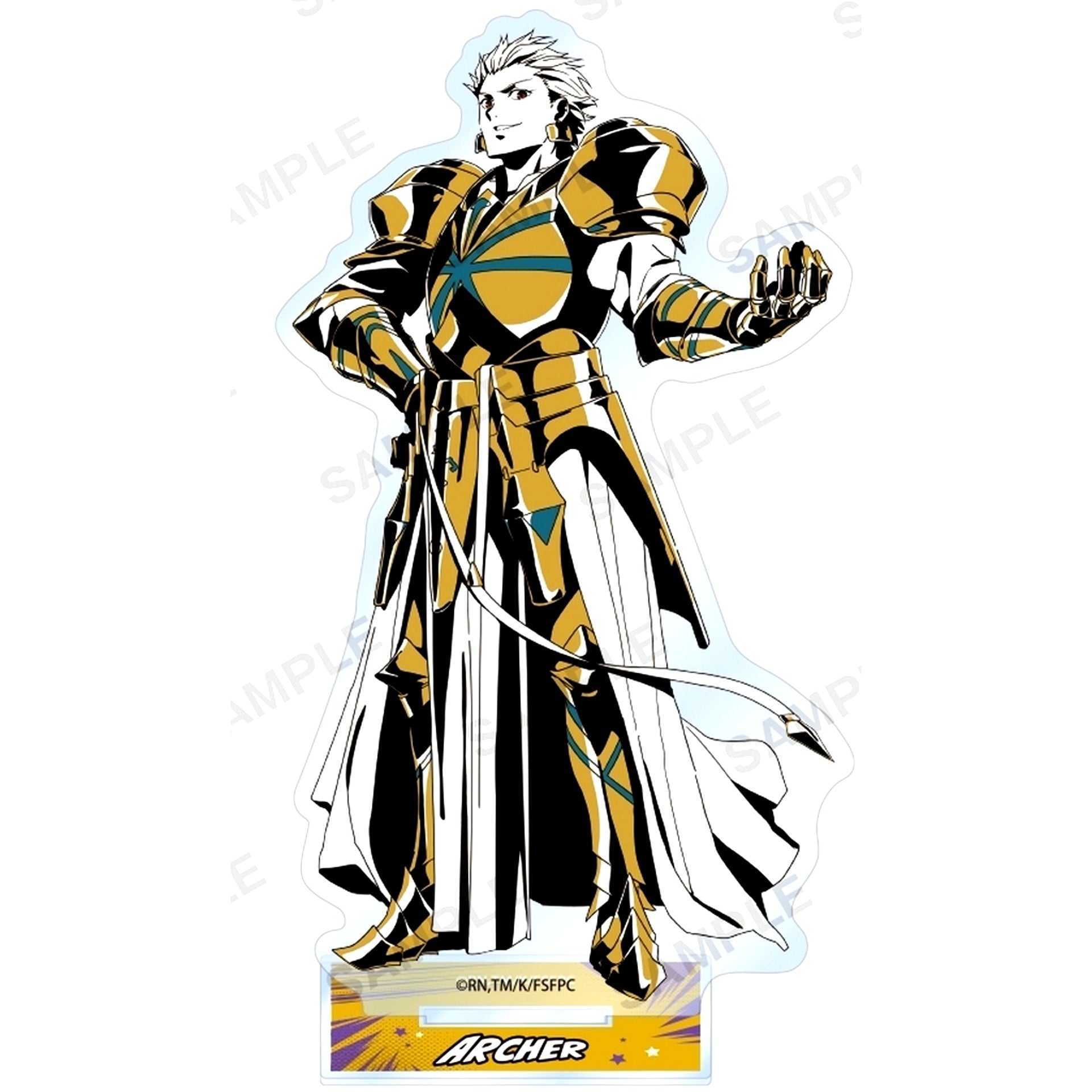 Archer Gilgamesh American Comic Ver. Acrylic Stand TV Anime Fate/strange Fake [USED]