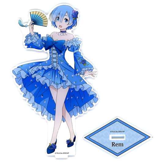 Rem Party Dress Ver. Illustration Large Acrylic Stand Re:ZERO -Starting Life in Another World- [USED]