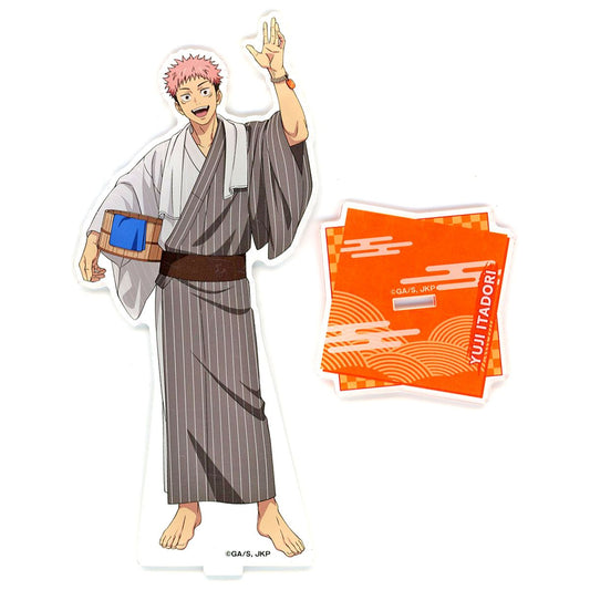 Yuji Itadori Jujutsu Kaisen Anime 5th Anniversary x Gokurakuyu RAKU SPA Gokuraku Jujuyasumi 3 Acrylic Stand [USED]