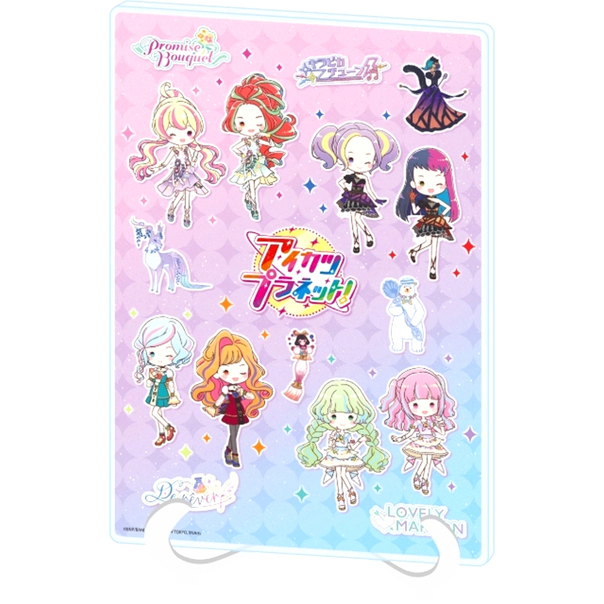 Group Unit Ver. 01. GraffArt A5 Acrylic Art Board Aikatsu Planet! [USED]