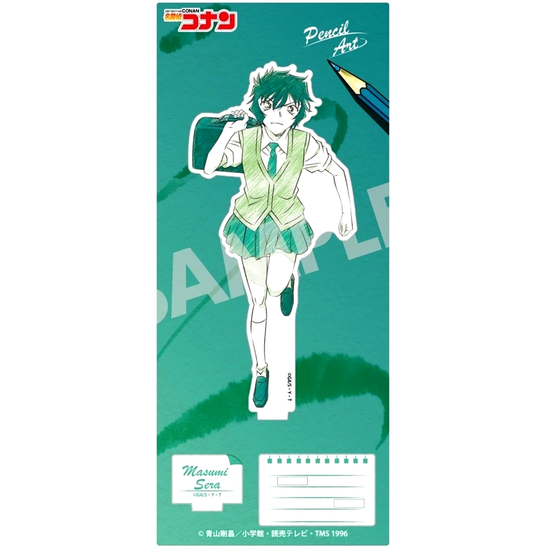 Masumi Sera Pencil Art Acrylic Stand Collection Vol.10 Detective Conan [USED]