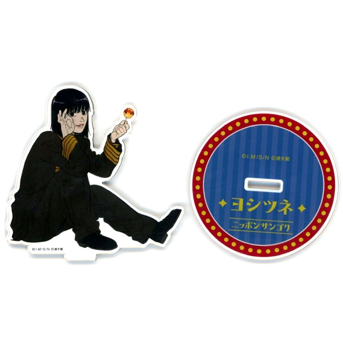 Yoshitsune Asama Illustration Acrylic Stand Nippon Sangoku: The Three Nations of the Crimson Sun Gotsu Ee Tsutenkaku Collaboration Popup Store [USED]