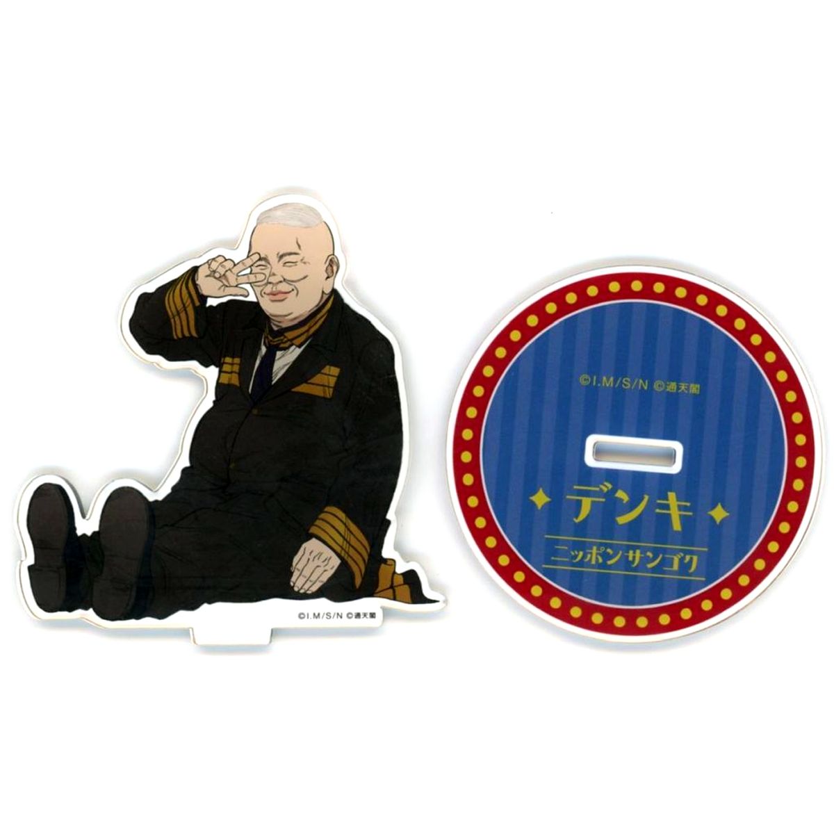 Denki Taira Illustration Acrylic Stand Nippon Sangoku: The Three Nations of the Crimson Sun Gotsu Ee Tsutenkaku Collaboration Popup Store [USED]