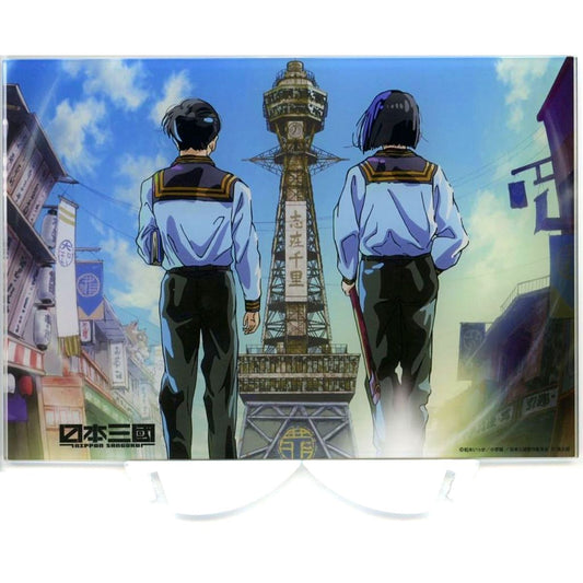 Aoteru Misumi & Yoshitsune Asama Scene Shot Acrylic Panel Nippon Sangoku: The Three Nations of the Crimson Sun Gotsu Ee Tsutenkaku Collaboration Popup Store [USED]