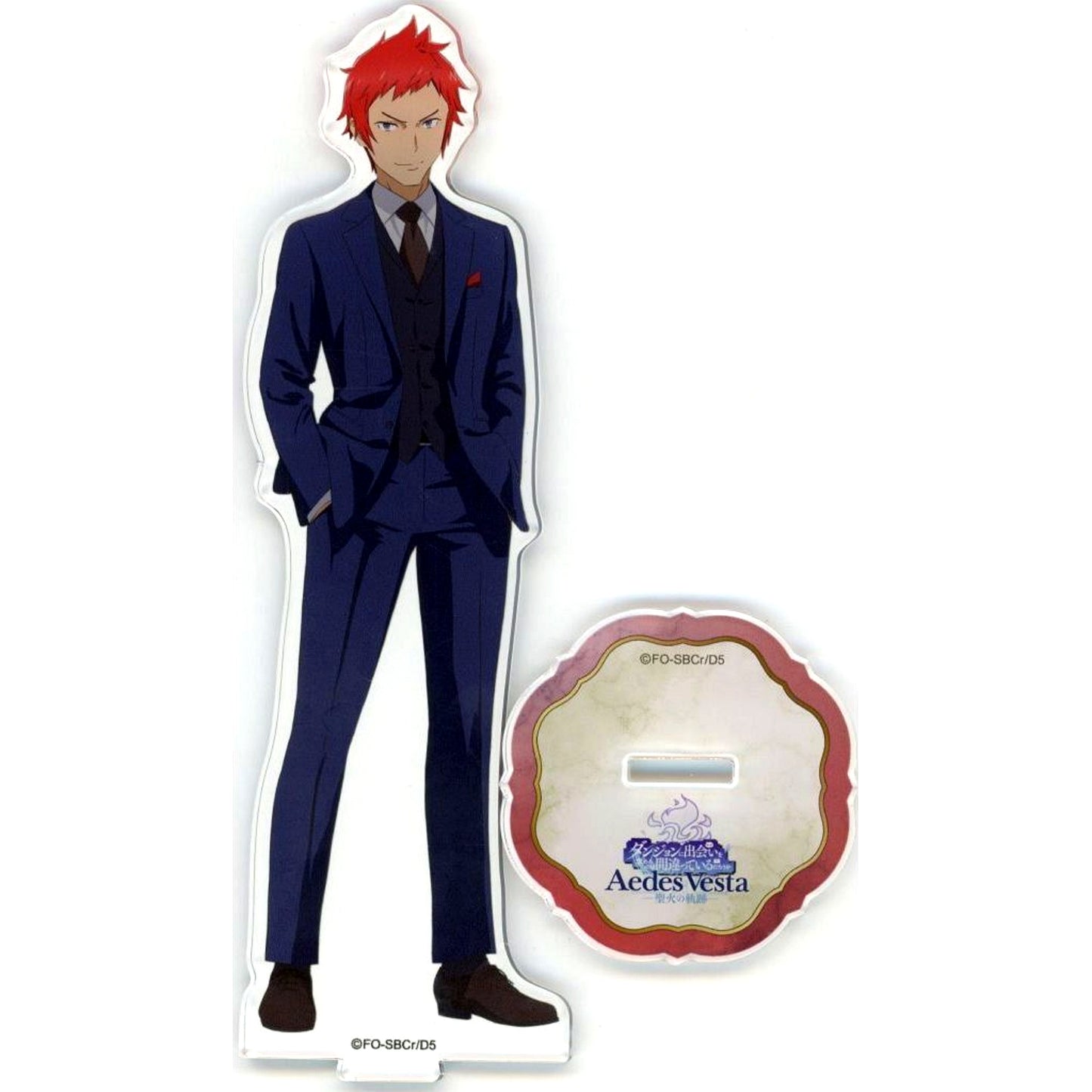 Welf Crozzo Acrylic Stand DanMachi 10th Anniversary Special Event Aedes Vesta Locus of the Sacred Flame [USED]