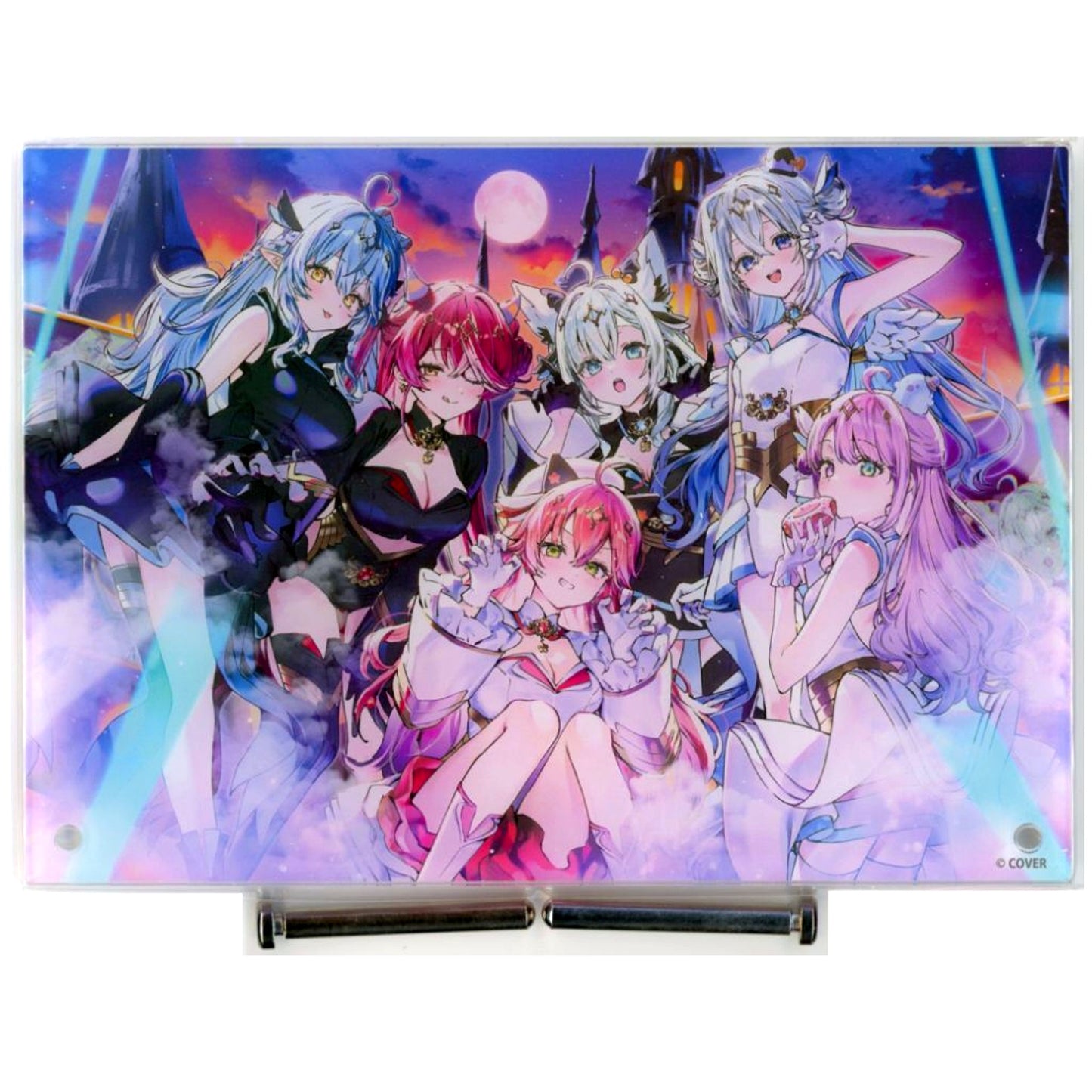 THE STAGE Key Visual Acrylic Panel Virtual YouTuber Hololive Magical Girl HoloWitches THE STAGE TRICK or MAGIC [USED]