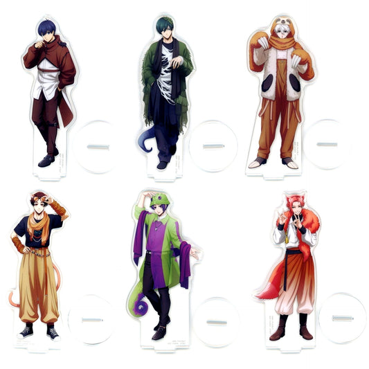 Set of 6 Acrylic Stand Ichiban Kuji BLUELOCK Additional Time F Prize [USED]