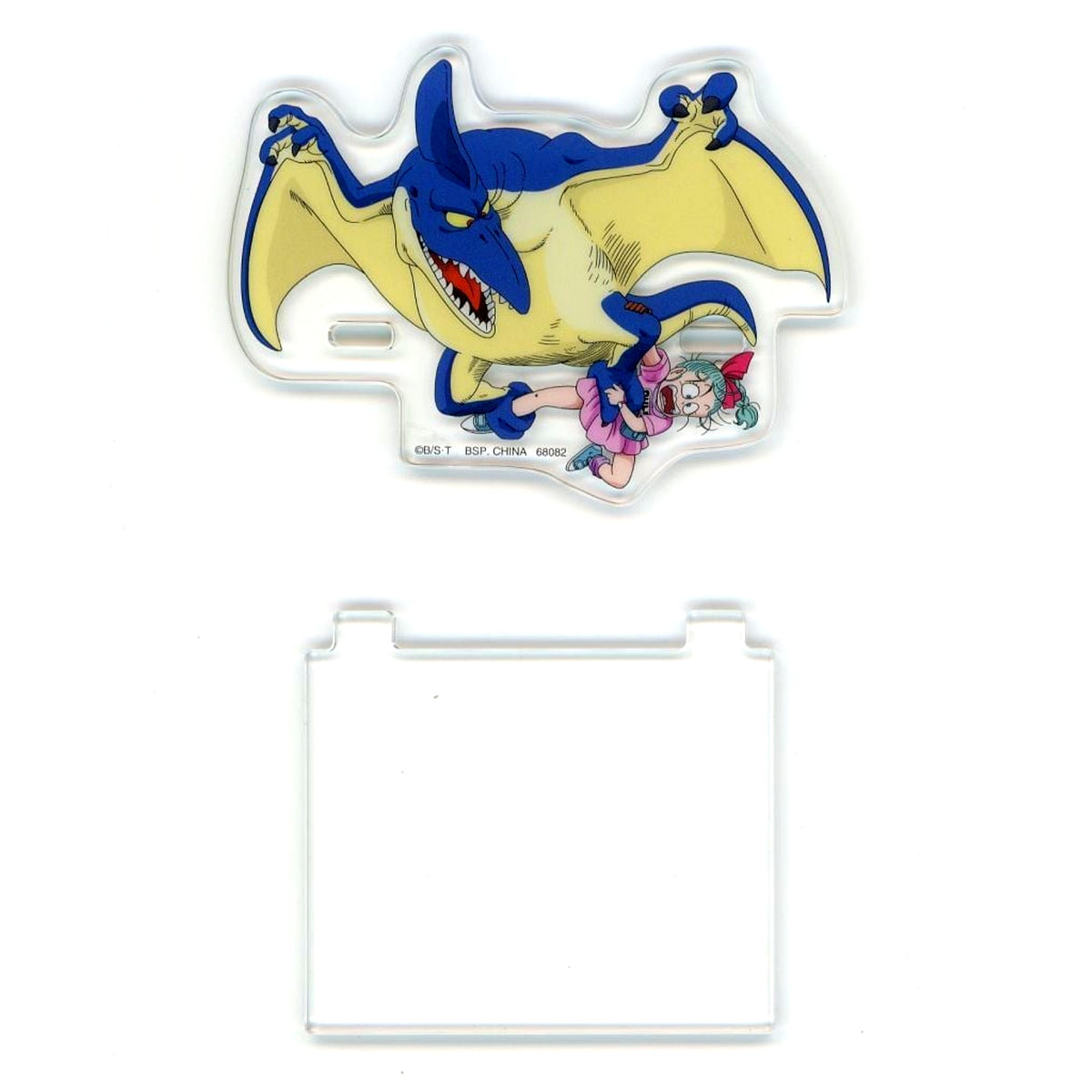 Bulma & Pteranodon Prize G Dragon Ball THE CHRONICLE OF GOKU Ichiban Kuji Hook Acrylic Stand [USED]
