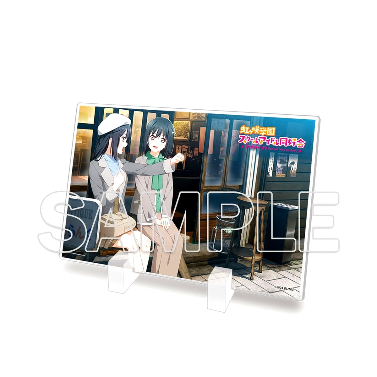 Setsuna Yuki Shioriko Mifune Set of 2 Mini Acrylic Plate Love Live! Nijigasaki High School Idol Club [USED]