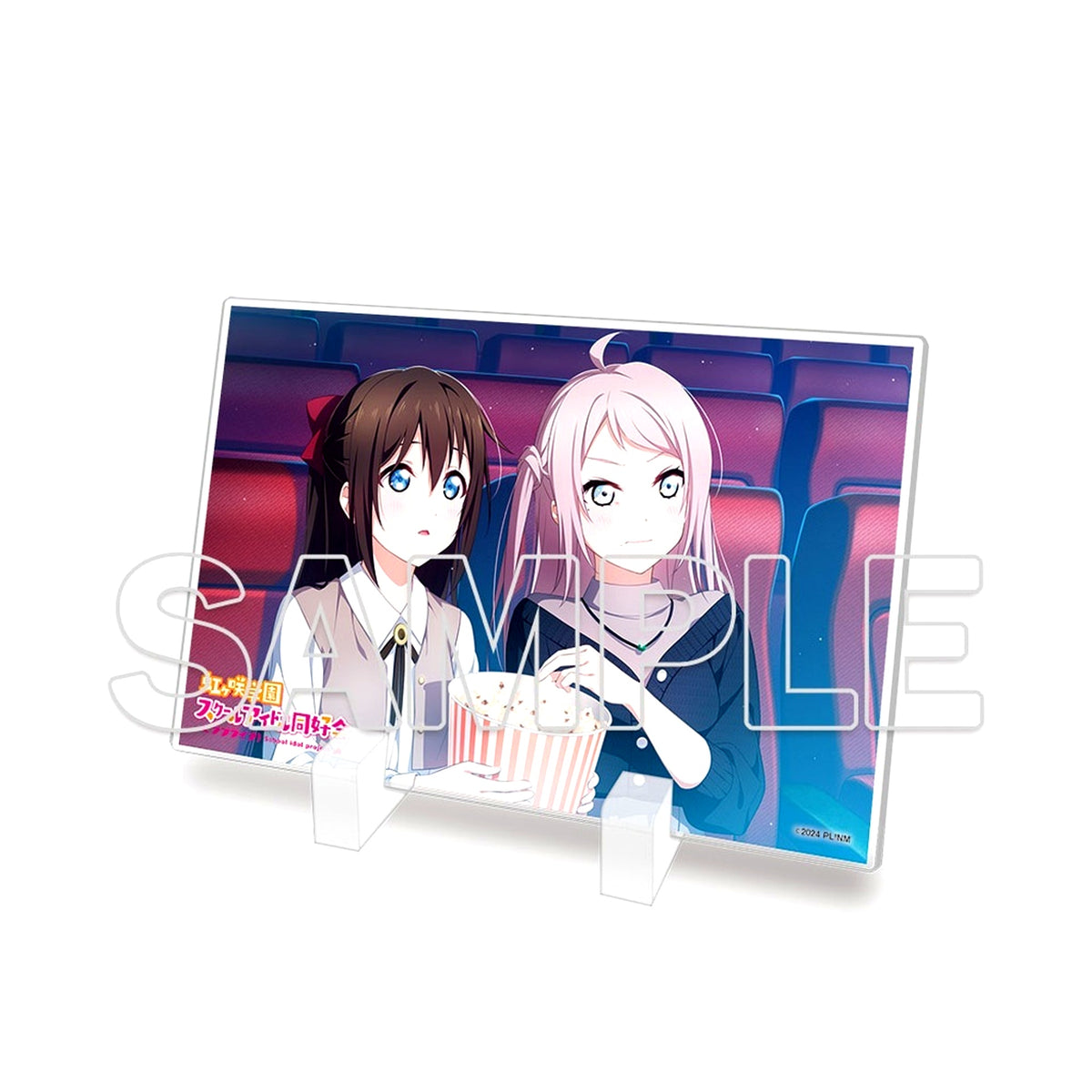 Shizuku Osaka Lanzhu Zhong Set of 2 Mini Acrylic Plate Love Live! Nijigasaki High School Idol Club [USED]
