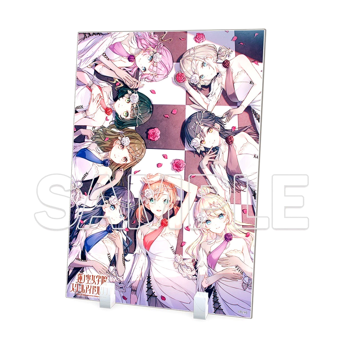 Group Acrylic Plate Ver. Snowy Sky Two Seconds Eternity Love Live! Hasunosora Girls' High School Idol Club [USED]