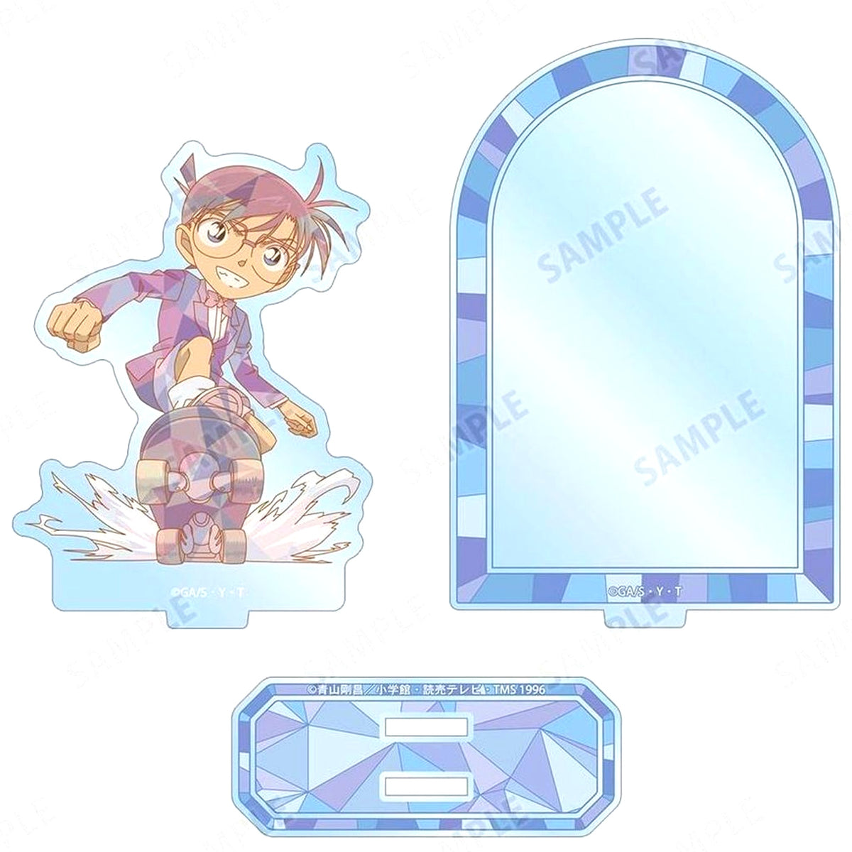 Conan Edogawa Prism Pattern Part 4 Big Acrylic Stand Detective Conan [USED]