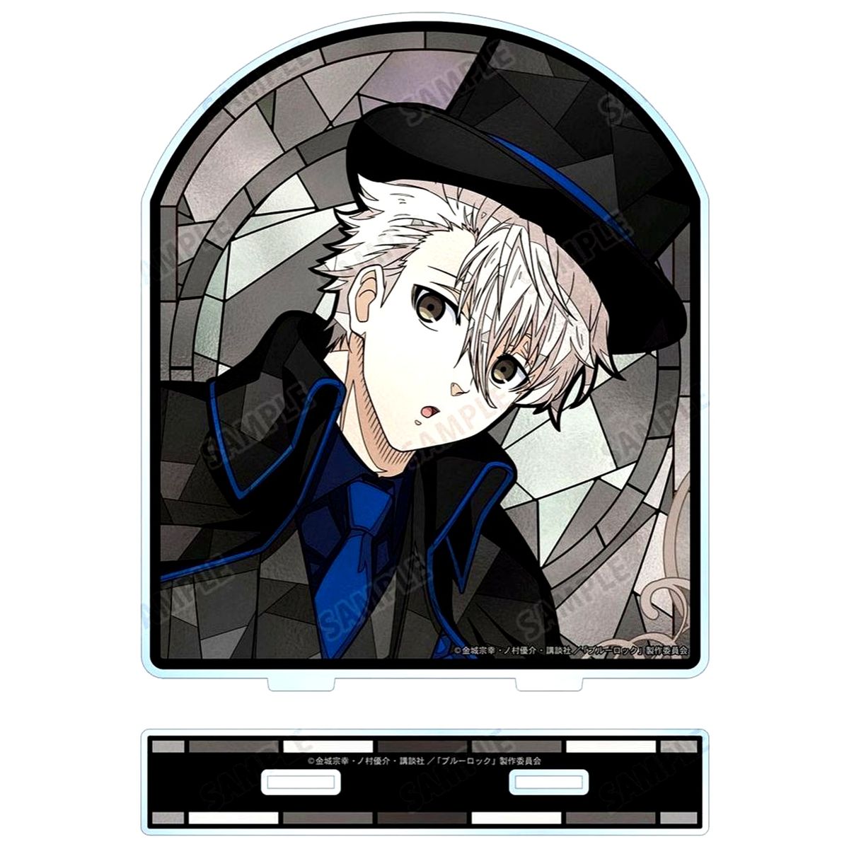 Seishiro Nagi Illustration Phantom Thief Ver. Aure Glass Big Acrylic Stand Blue Lock [USED]