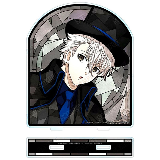 Seishiro Nagi Illustration Phantom Thief Ver. Aure Glass Big Acrylic Stand Blue Lock [USED]