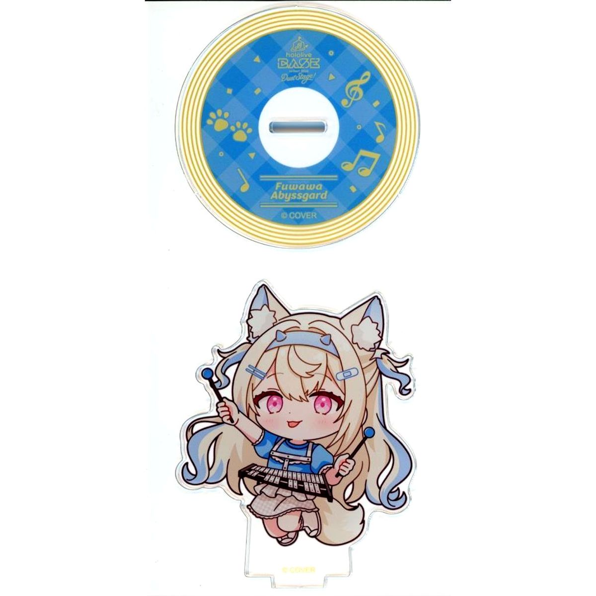 Fuwawa Abyssgard Virtual YouTuber Holo Live hololive BASE on Tour! 2026 Duet Stage! CD Style Acrylic Stand [USED]
