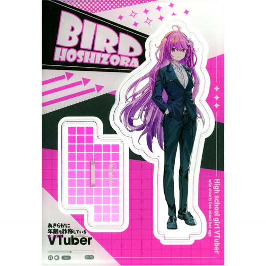 Bird Hoshizora Illustration Acrylic Stand Figure Comics High School Girl VTuber Who Is Obviously Faking Her Age Vol. 4 Melonbooks Ltd A Bonus [USED]