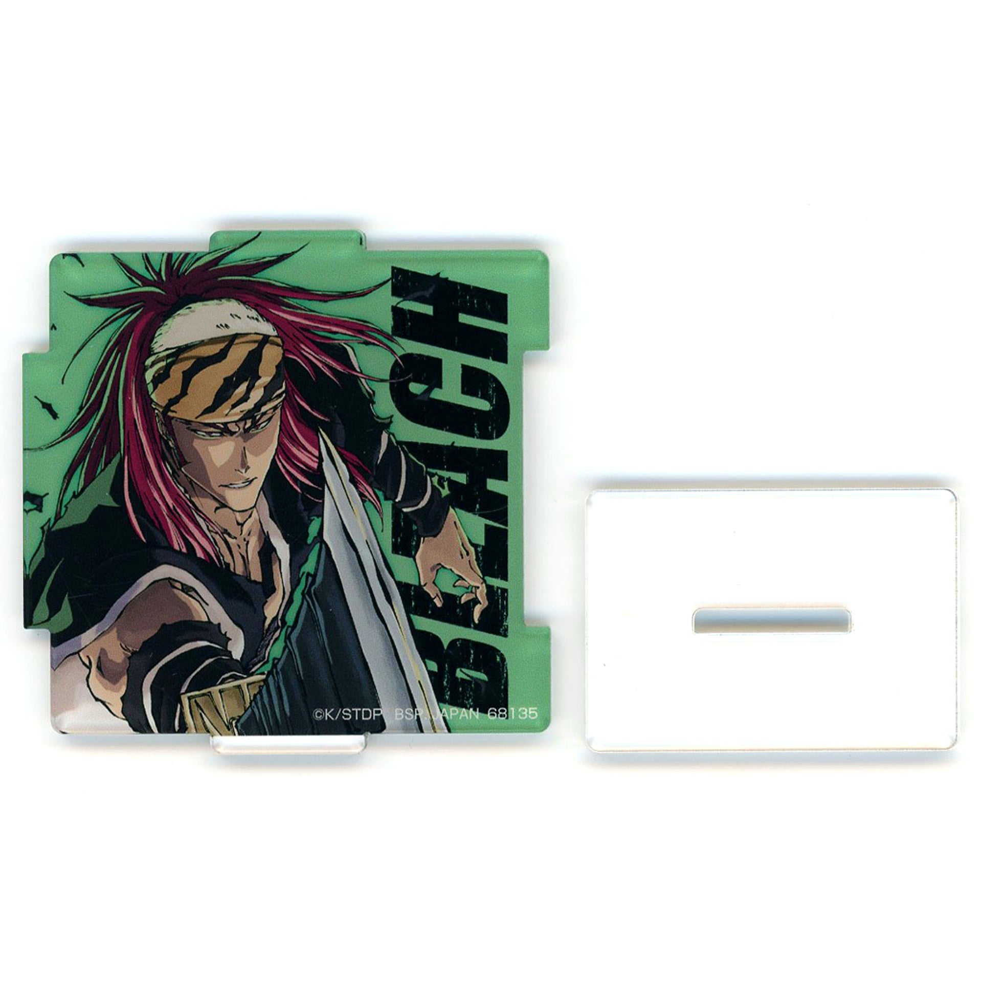 Renji Abarai F Prize Puzzle Style Acrylic Stand Ichiban Kuji Bleach Stirring Souls Vol.4 [USED]
