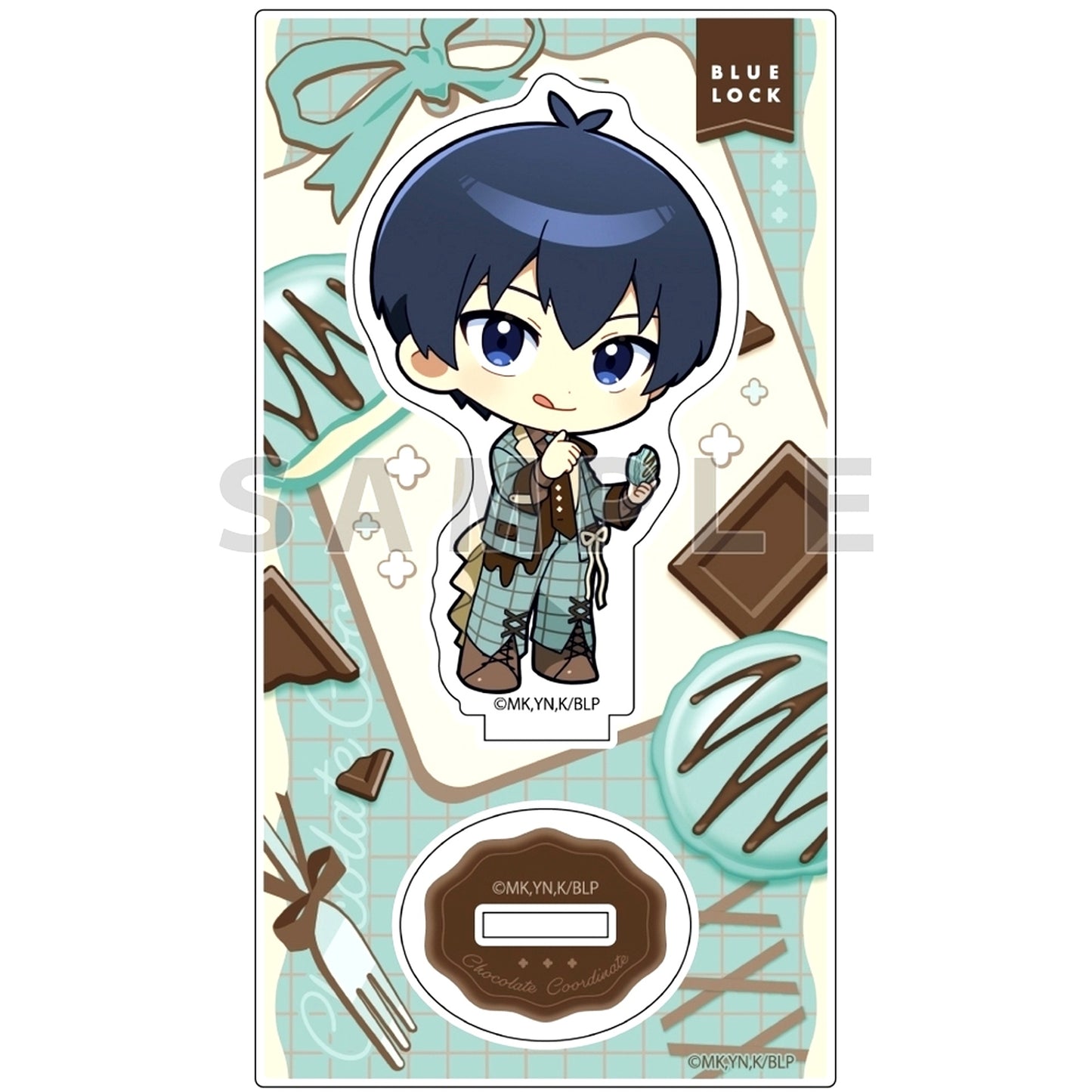 Yoichi Isagi Chocolate Outfit 2 Blue Lock Acrylic Stand [USED]