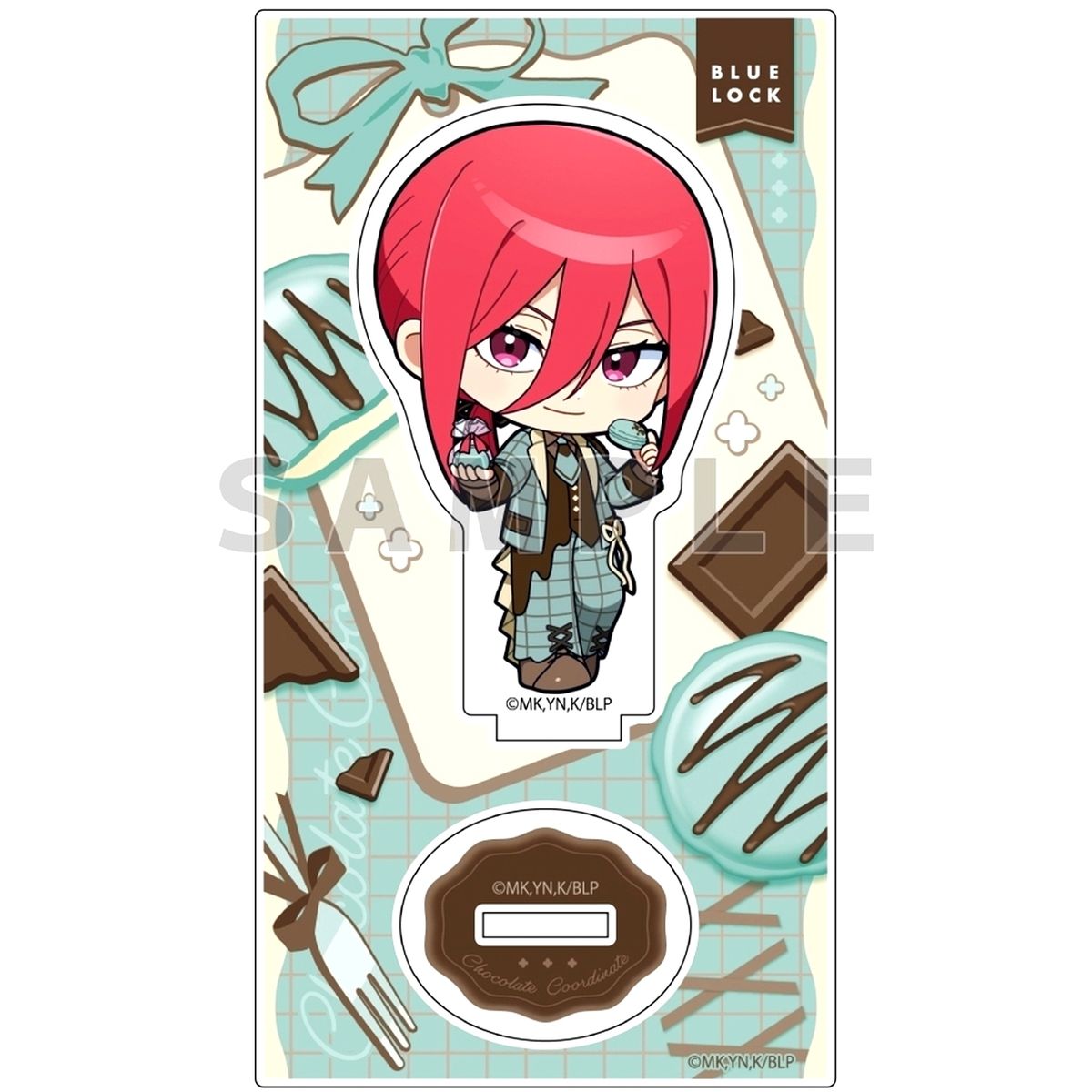 Hyoma Chigiri Blue Lock Chocolate Coordinate 2 Acrylic Stand [USED]