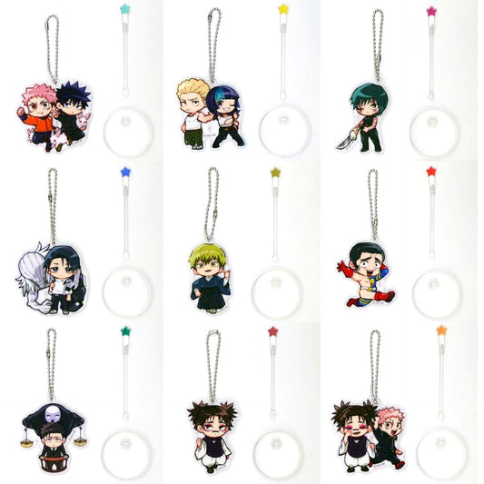 Set of 9 Decora PIC Acrylic Jujutsu Kaisen 4th Round Culling Game [USED]
