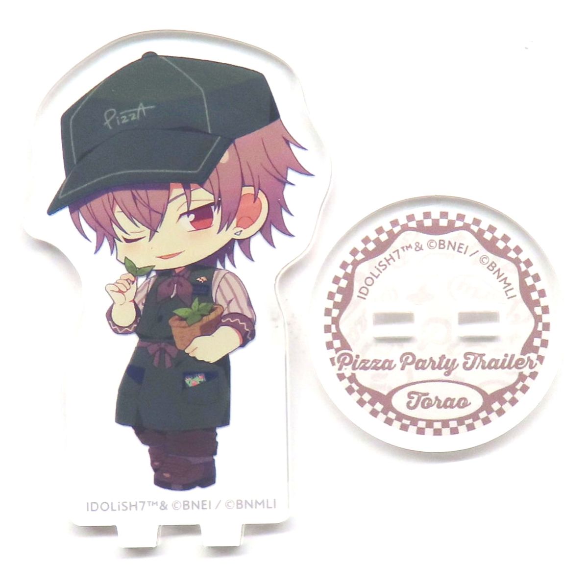 Torao Mido IDOLiSH7 Harmony Lounge Pizza Party Trailer x animatecafe Trading Mini Acrylic Stand Group B [USED]