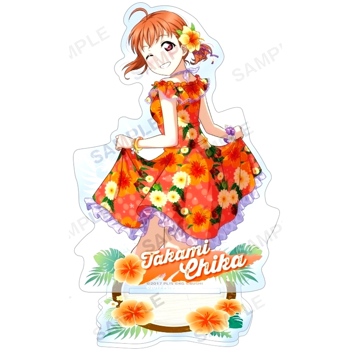 Chika Takami Aqours Everlasting Summer Ver. Acrylic Stand Love Live! School Idol Festival [USED]