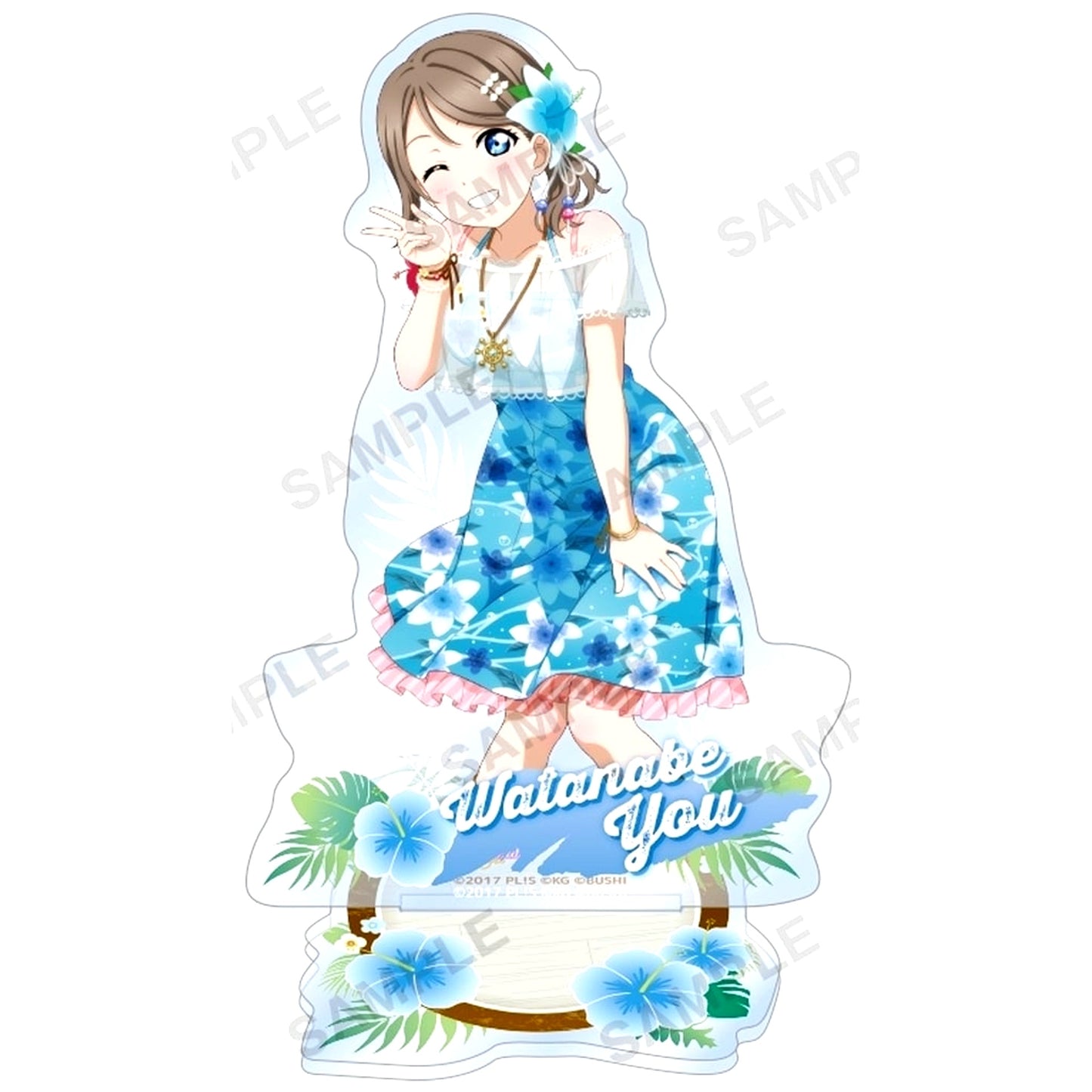 You Watanabe Aqours Everlasting Summer Ver. Acrylic Stand Love Live! School Idol Festival [USED]