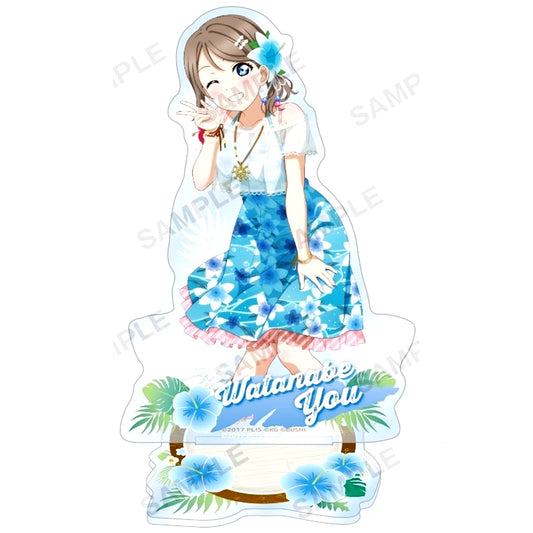You Watanabe Aqours Everlasting Summer Ver. Acrylic Stand Love Live! School Idol Festival [USED]
