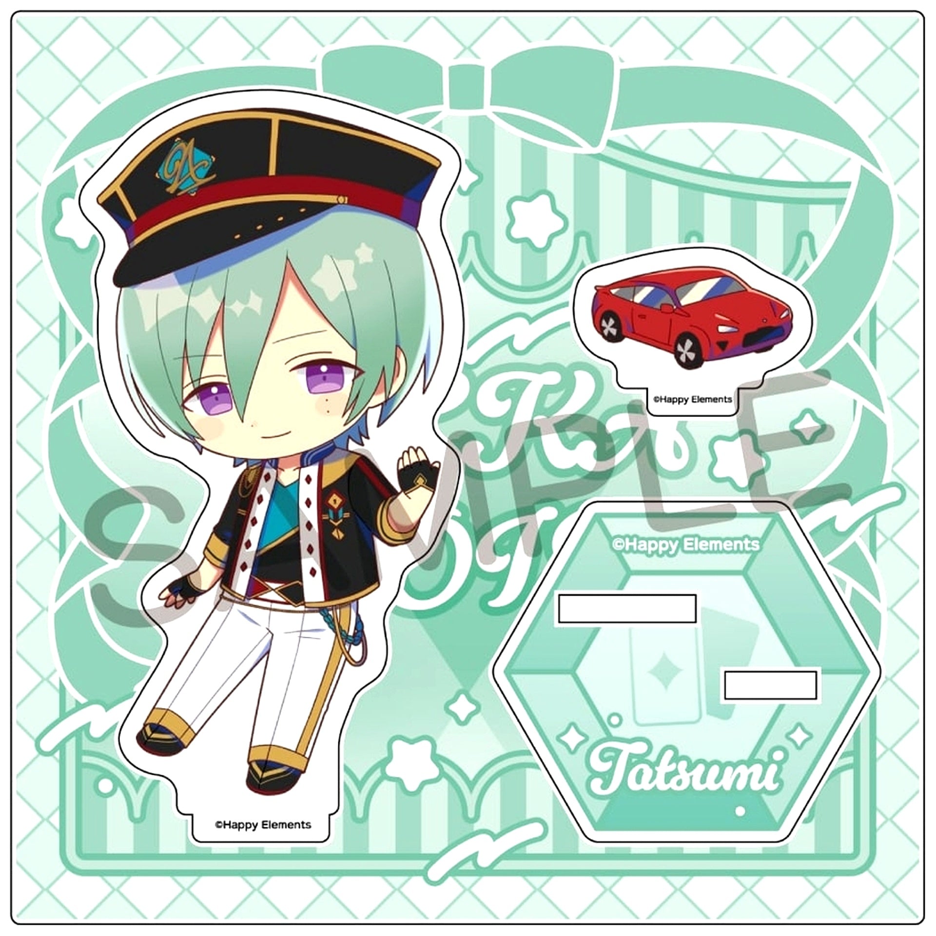 Tatsumi Kazehaya Charatoria Acrylic Stand Ensemble Stars [USED]