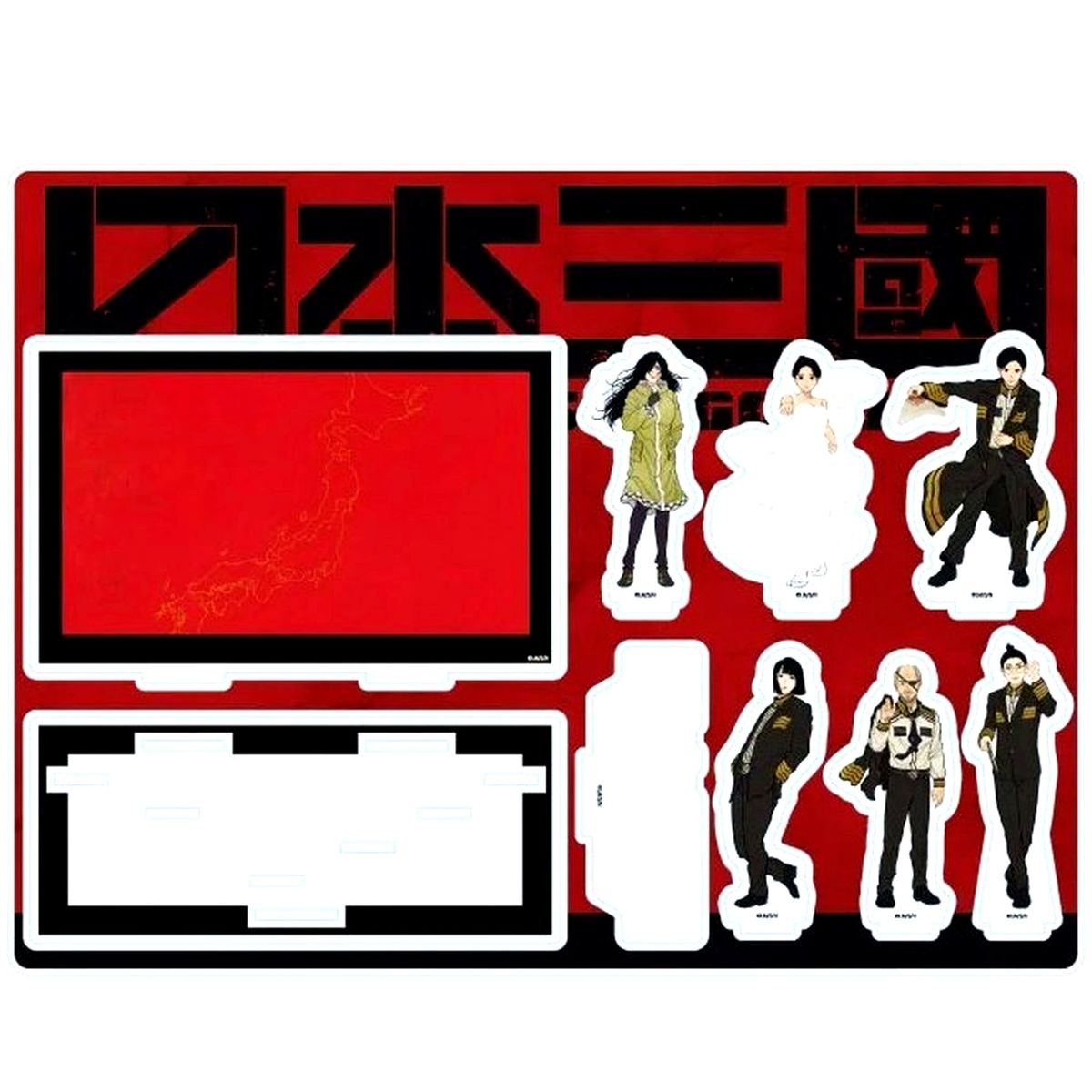 01. Group Design Official Illustration Acrylic Diorama Nippon Sangoku: The Three Nations of the Crimson Sun [USED]