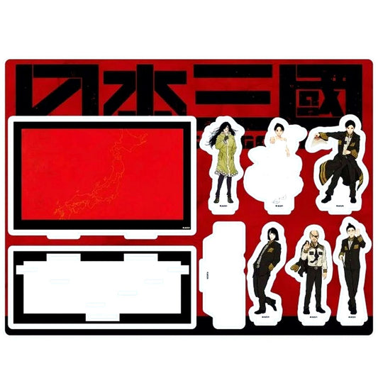 01. Group Design Official Illustration Acrylic Diorama Nippon Sangoku: The Three Nations of the Crimson Sun [USED]