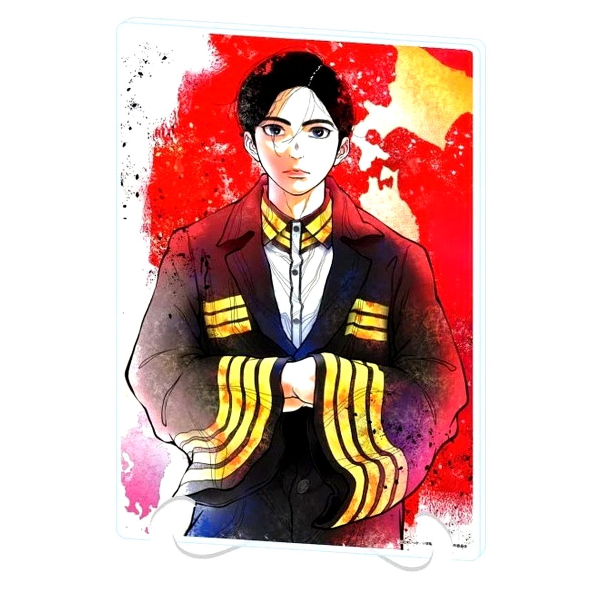 01 Main Visual Official Illustration Acrylic Art Board A5 Size TV Anime Nippon Sangoku: The Three Nations of the Crimson Sun [USED]