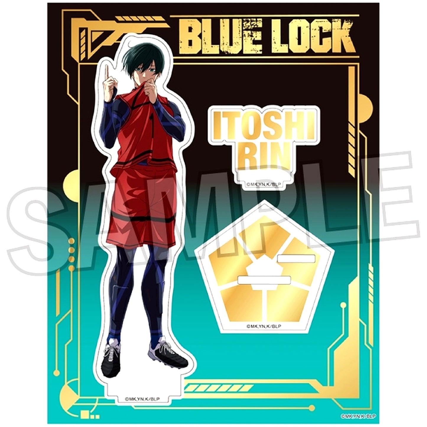 Rin Itoshi Blue Lock Roar!! Glitter Acrylic Stand [USED]