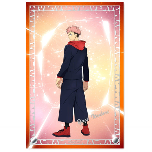 Yuji Itadori Foil Stamped Acrylic Art Panel Anime Jujutsu Kaisen 5th Anniversary [USED]
