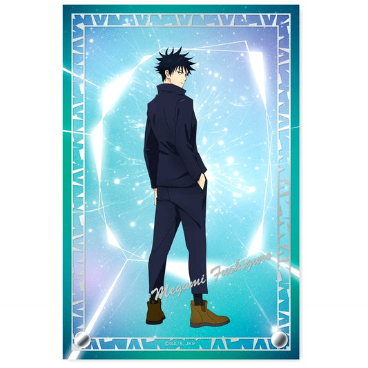 Megumi Fushiguro Foil Stamped Acrylic Art Panel Anime Jujutsu Kaisen 5th Anniversary [USED]