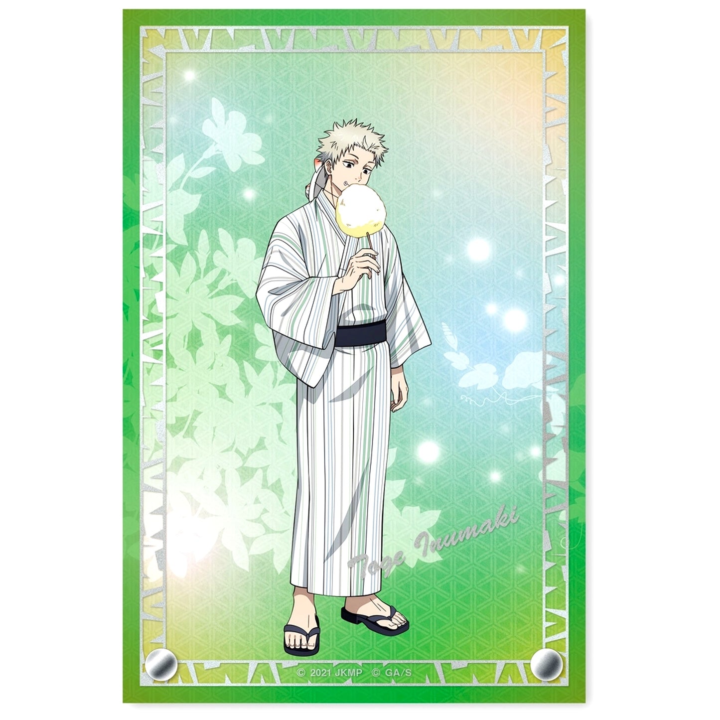 Toge Inumaki Foil Stamped Acrylic Art Panel Anime Jujutsu Kaisen 5th Anniversary Jujutsu Kaisen 0 The Movie [USED]