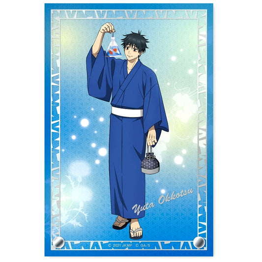 Yuta Okkotsu Foil Stamped Acrylic Art Panel Anime Jujutsu Kaisen 5th Anniversary Jujutsu Kaisen 0 The Movie [USED]