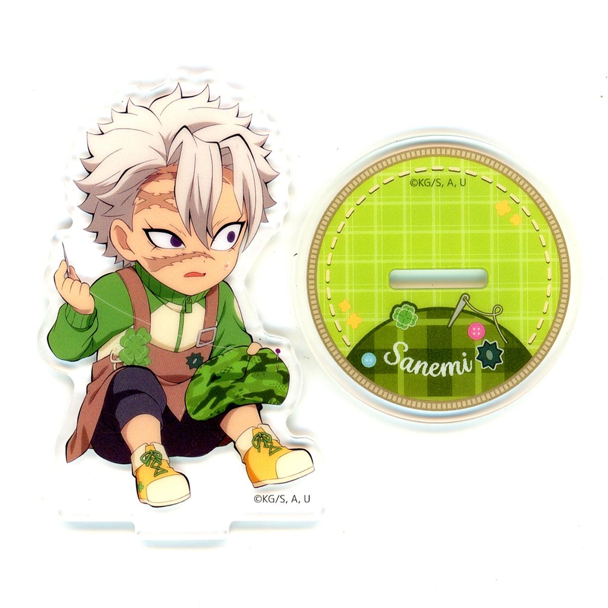 Sanemi Shinazugawa Demon Slayer: Kimetsu no Yaiba x ufotable Cafe x Machi Asobi CAFE Handmade Club 2026 Random Acrylic Stand A [USED]