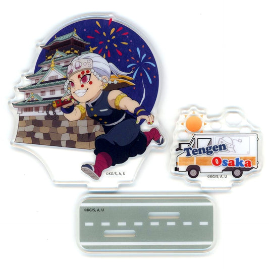 Tengen Uzui Random Acrylic Stand Demon Slayer: Kimetsu no Yaiba x ufotable Cafe TO GO -47 Complete Journey- Osaka [USED]