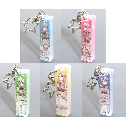 Set of 5 BanG Dream Trading Stick Acrylic Keychain MyGO [USED]