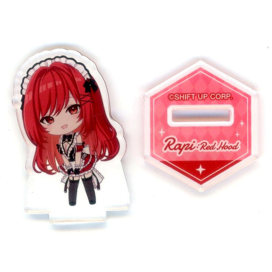 Rapi, Red Hood Goddess of Victory: Nikke Mini Character Ver. and GALLERY Collaboration Cafe Part 3 Acrylic Stand [USED]
