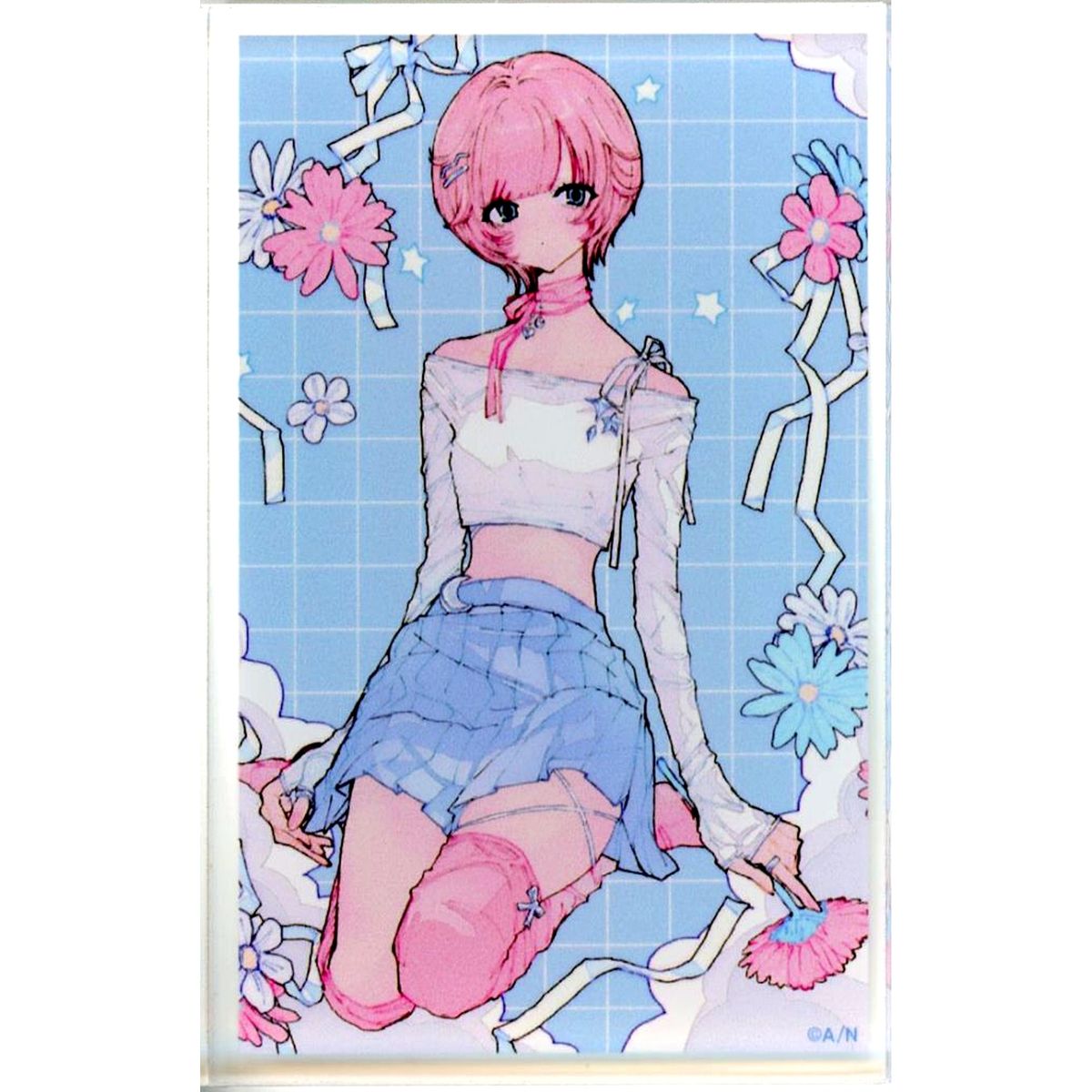 Yuhi Riri Acrylic Block Virtual YouTuber Nijisanji Yuhi Riri 8th Anniversary [USED]