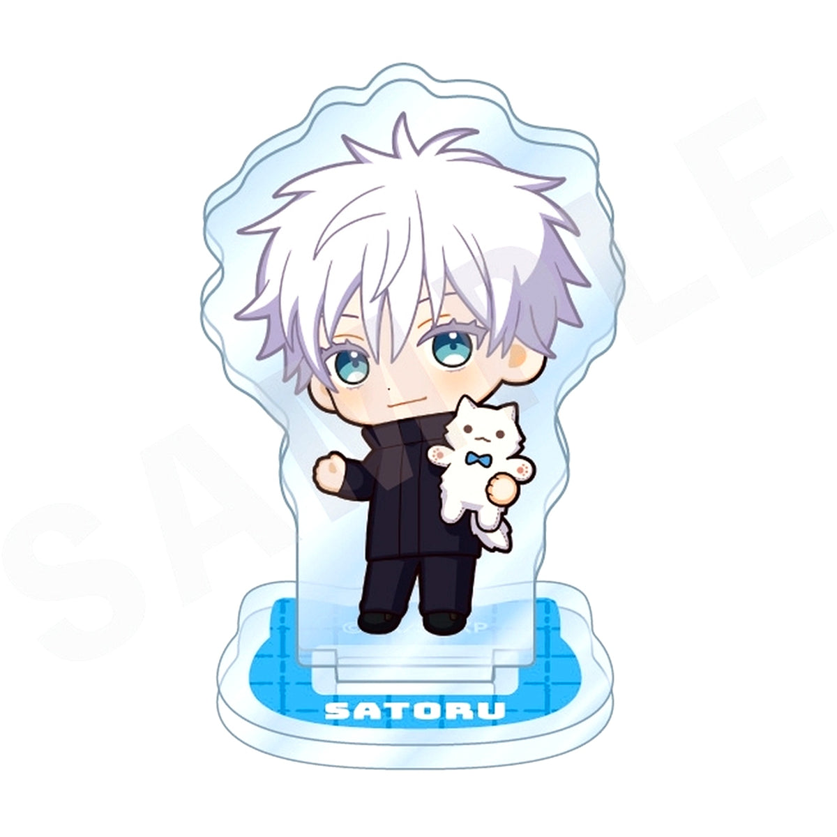 Satoru Gojo Anime Jujutsu Kaisen 5th Anniversary Hug Series Trading Mini Mini Acrylic Stand Mini Character Ver. [USED]